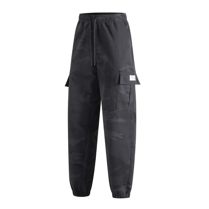 Men's cargo jogging pants with elastic waistband, multi-functional pockets & cuffs Mune Fashion