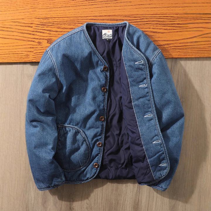 Men's transitional jacket with button closure Mune Fashion