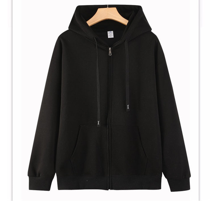 Unisex Oversize Hoodie Jacket with Full Zip & Ribbed Cuffs Mune Fashion