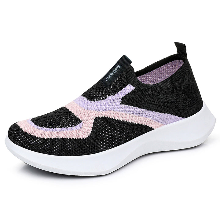 Women's seamless knitted sock sneakers with elastic entry, breathable mesh structure, and lightweight EVA cushioning Mune Fashion