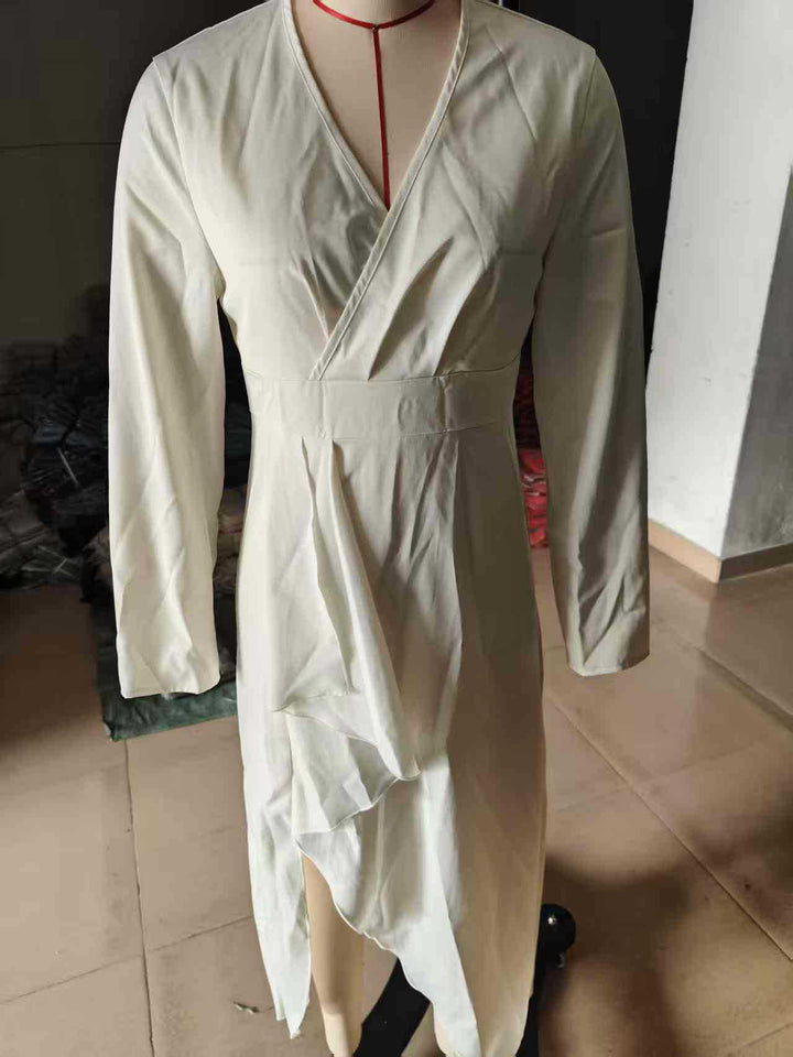 Women Elegant Wrap Dress Mune Fashion