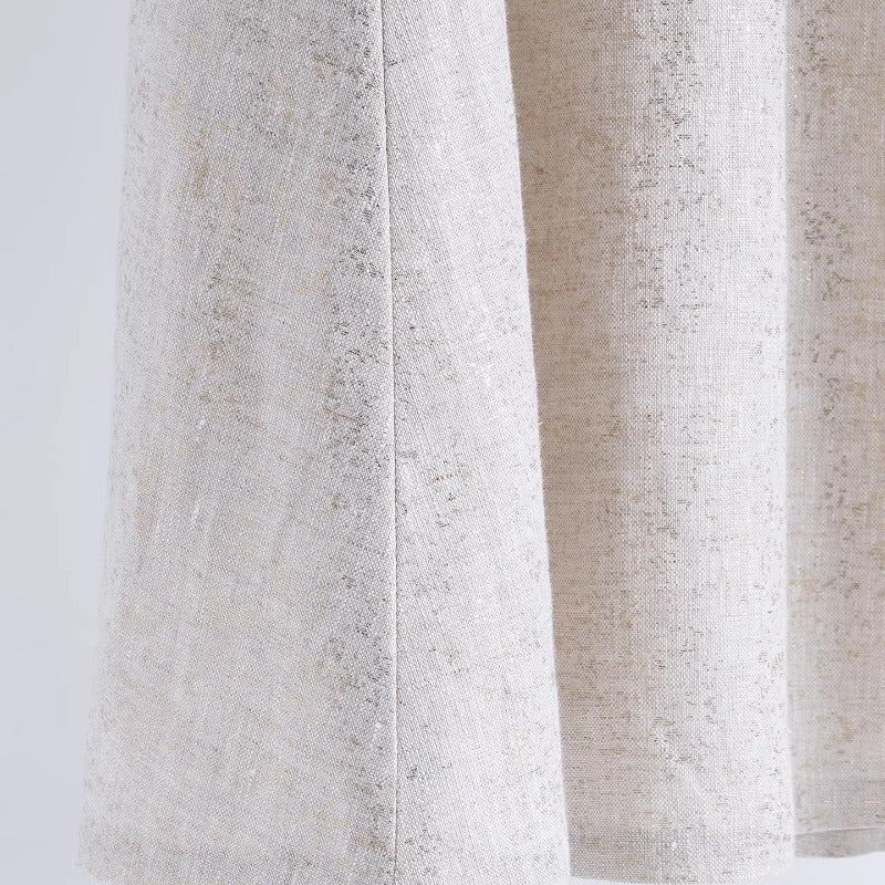 Ladies long pleated skirt made of linen Mune Fashion