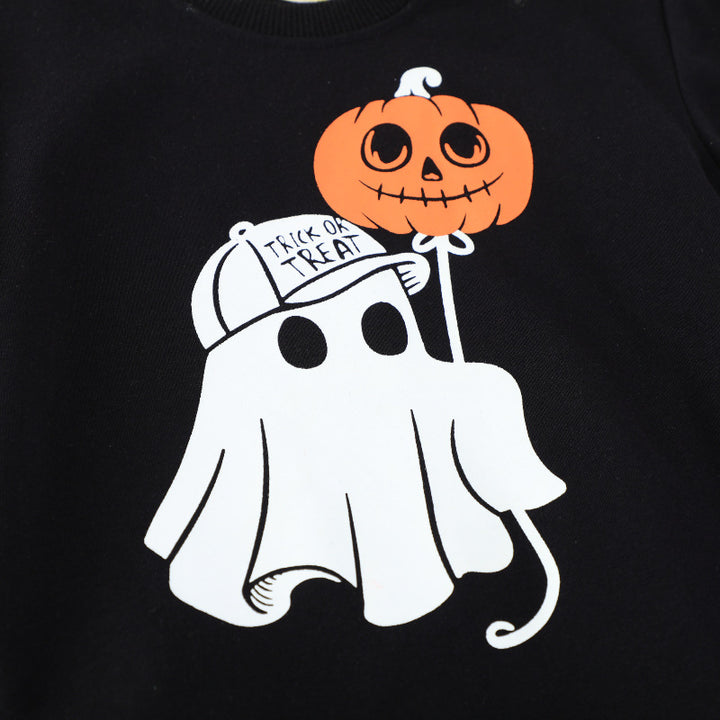 Boys cuddly sweatshirt with spooky Halloween motif Mune Fashion