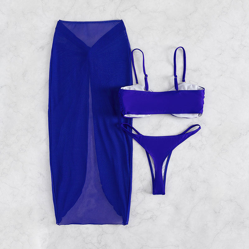 Ladies Bikini Set with sophisticated knot design and elegant jewelry details Mune Fashion