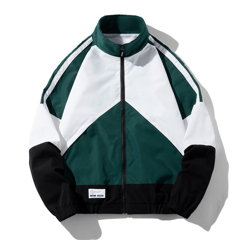 Men's Functional Windbreaker Jacket with Sporty Design Mune Fashion