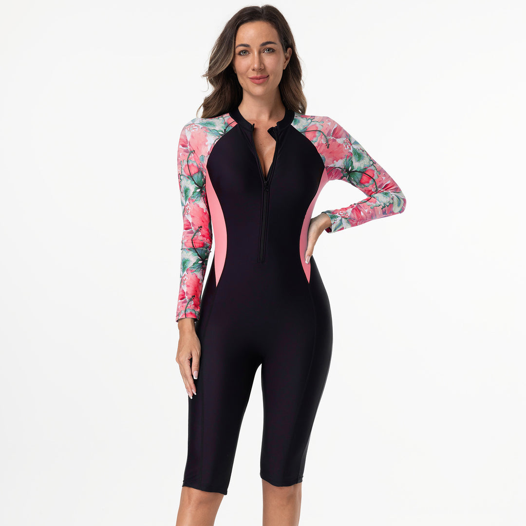 Damen Langarm Surfanzug mit UV-Schutz und stylishem Design Echo Archiv
