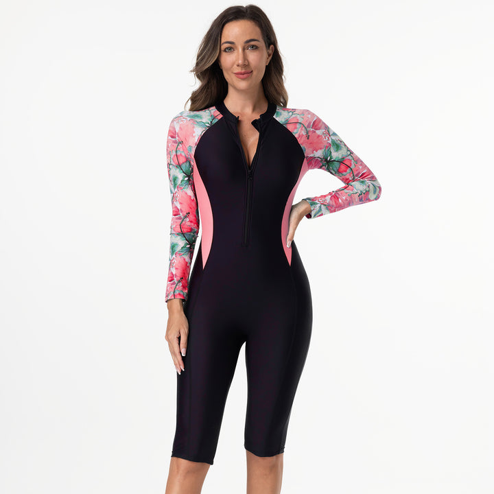 Damen Langarm Surfanzug mit UV-Schutz und stylishem Design Echo Archiv
