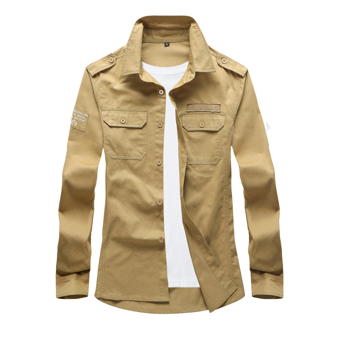 Men's Fashion Shirt Jacket with Practical Pockets Mune Fashion