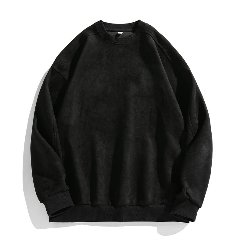 Unisex Purist Oversized Crew Neck Sweatshirt with Drop Shoulder and Brushed Inner Lining Mune Fashion