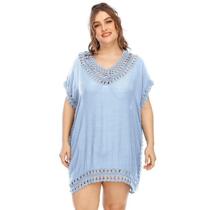 Women elegant crochet beach cover-up Mune Fashion