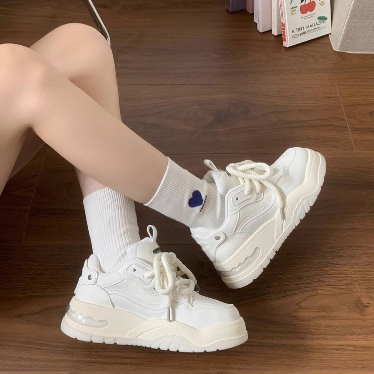 Ladies Trendy Chunky Sneakers with Sporty Design Mune Fashion