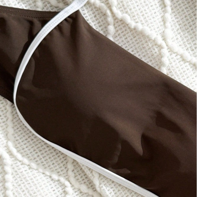 Ladies Bikini Set with narrow straps and original contrast detail Mune Fashion
