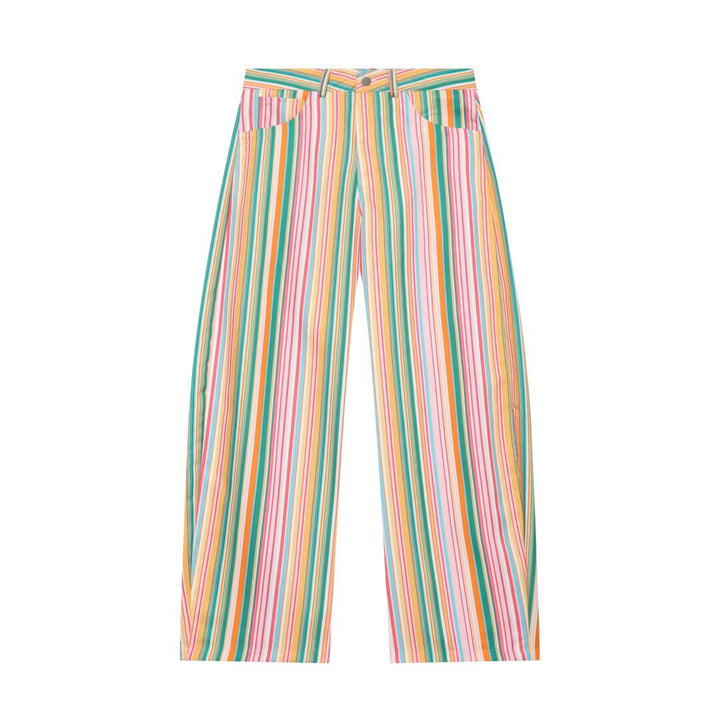 Women’s loosely falling palazzo pants with a high waist and side pockets Drune