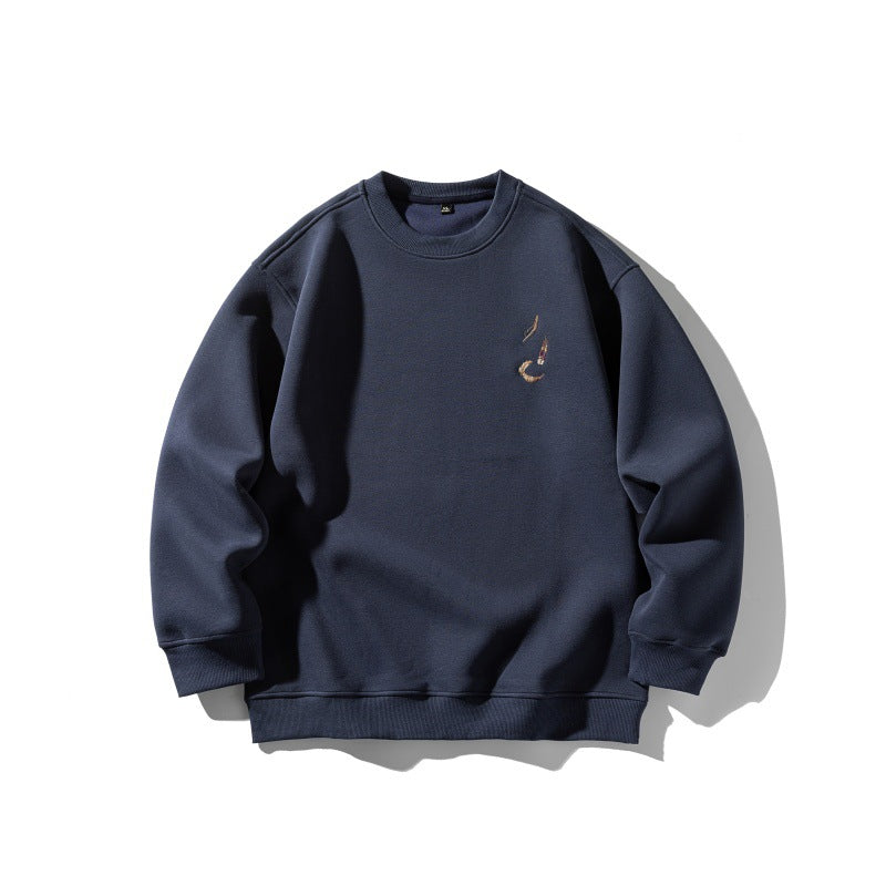 Unisex Oversize Sweatshirt with subtle Koi embroidery Mune Fashion