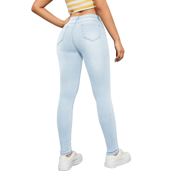 Women's High-Waist Skinny Jeans with shaping stretch and push-up effect Mune Fashion