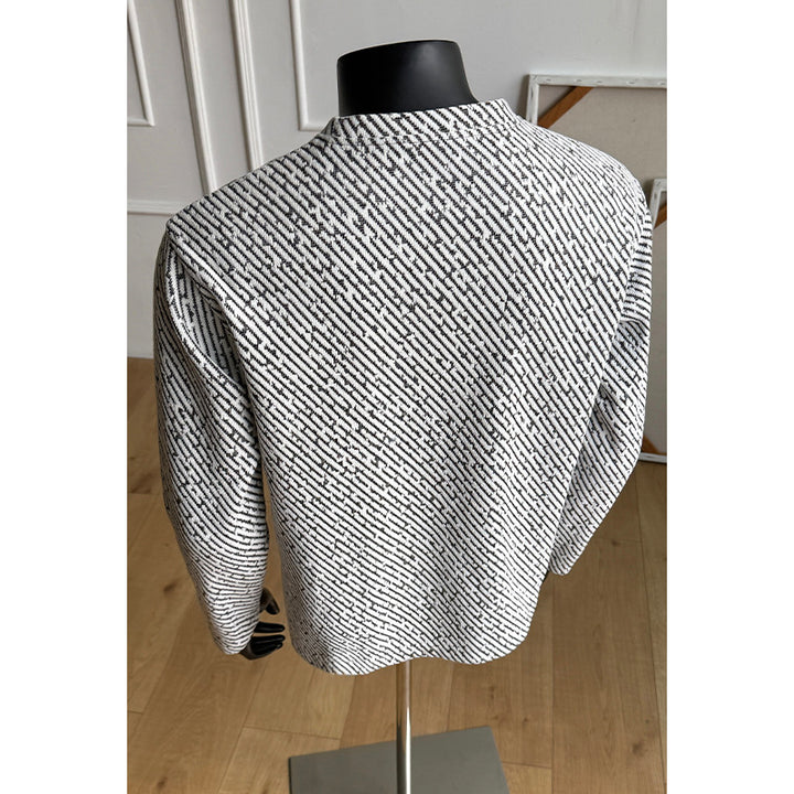 Men's Fashionable Long Sleeve Sweater with Creative Patterns Mune Fashion