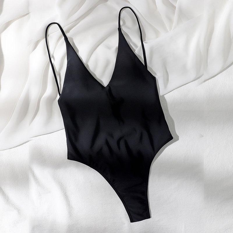 Women's Elegant High-Cut One-Piece Swimsuit Mune Fashion