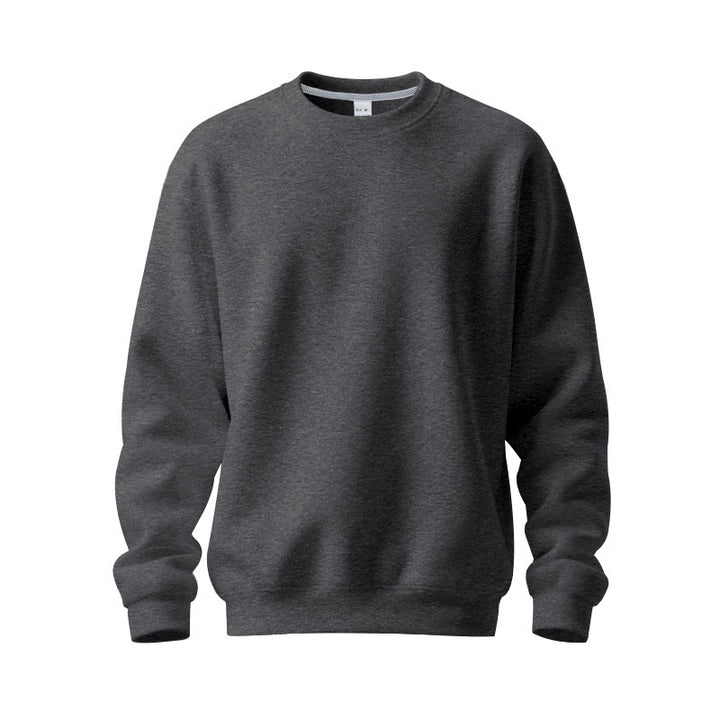 Men's oversized crew neck sweatshirt made of soft cotton fleece with ribbed cuffs Mune Fashion