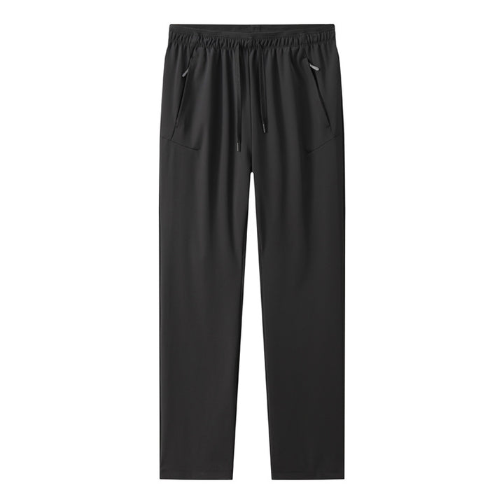 Men's Cone Travel Jogging Pants made of Functional Jersey with Elastic Waistband, Drawstring & Concealed Zipper Pockets Mune Fashion