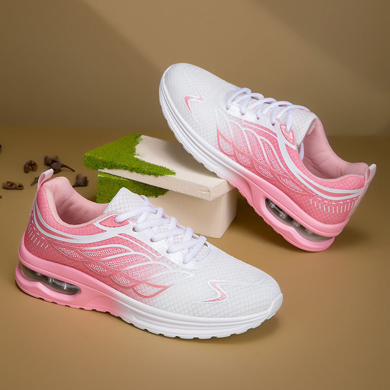Women's breathable running sneakers with air chamber cushioning and padded memory footbed Mune Fashion