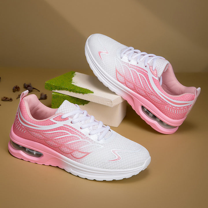 Women's breathable running sneakers with air chamber cushioning and padded memory footbed Mune Fashion