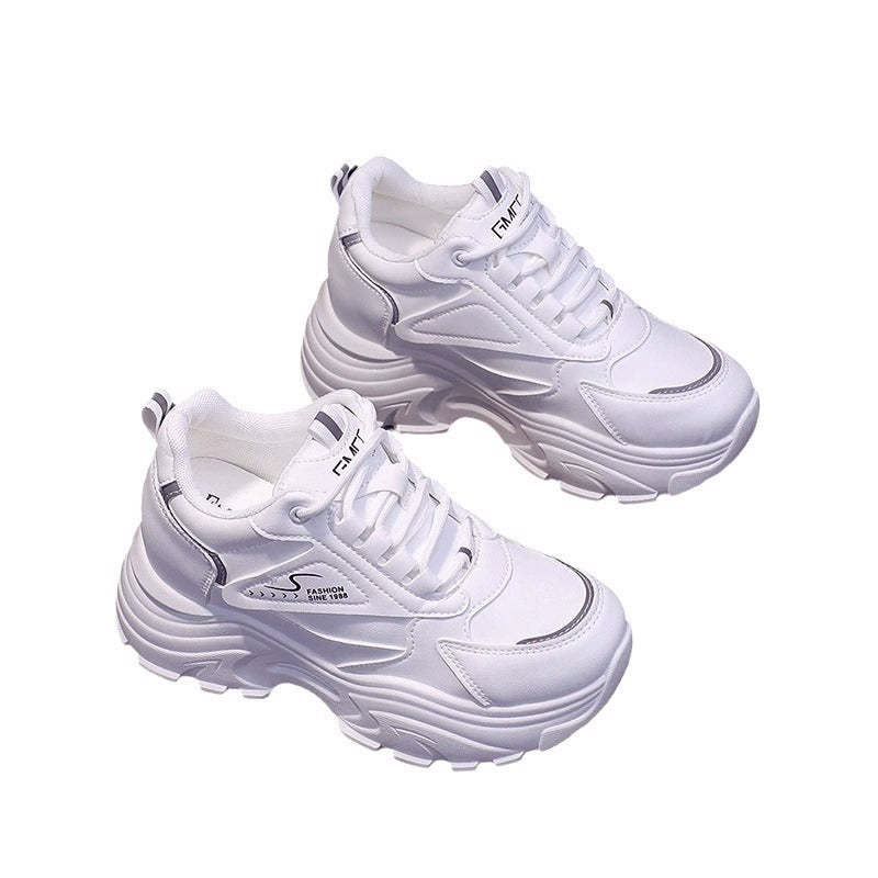 Women's Chunky Sneakers with breathable mesh surface and cushioning sole Mune Fashion