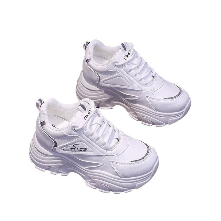Women's Chunky Sneakers with breathable mesh surface and cushioning sole Mune Fashion