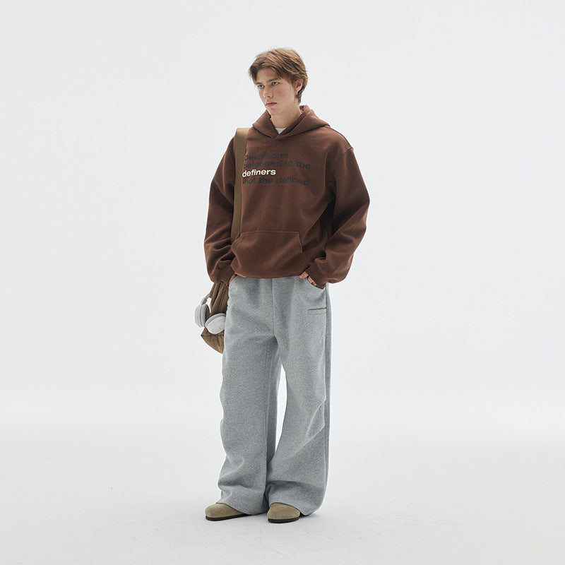 Unisex Oversize Hoodie made of cotton blend with kangaroo pocket and statement print Mune Fashion