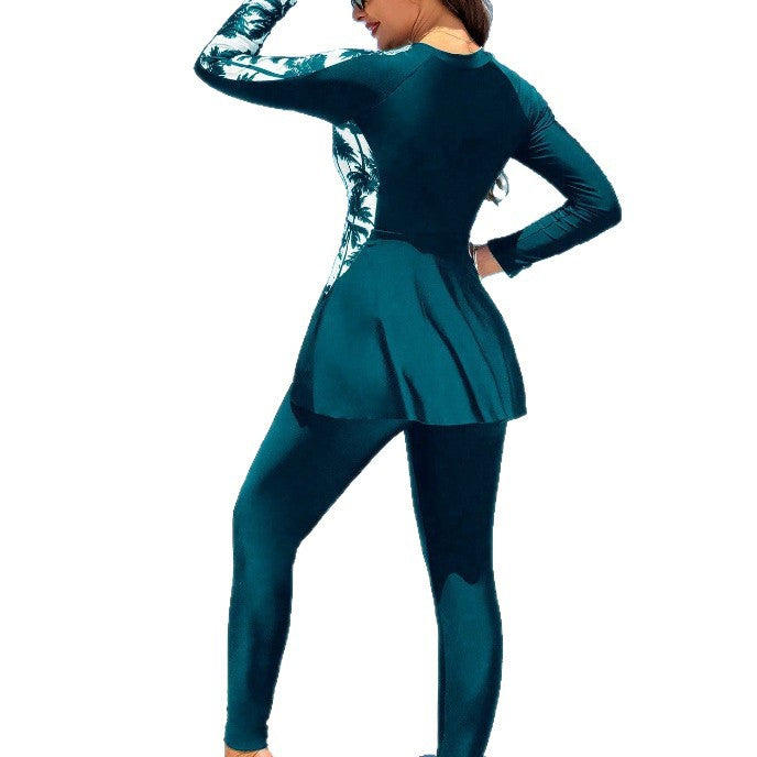 Ladies Stylish and Functional UV Protection Swimsuit Mune Fashion