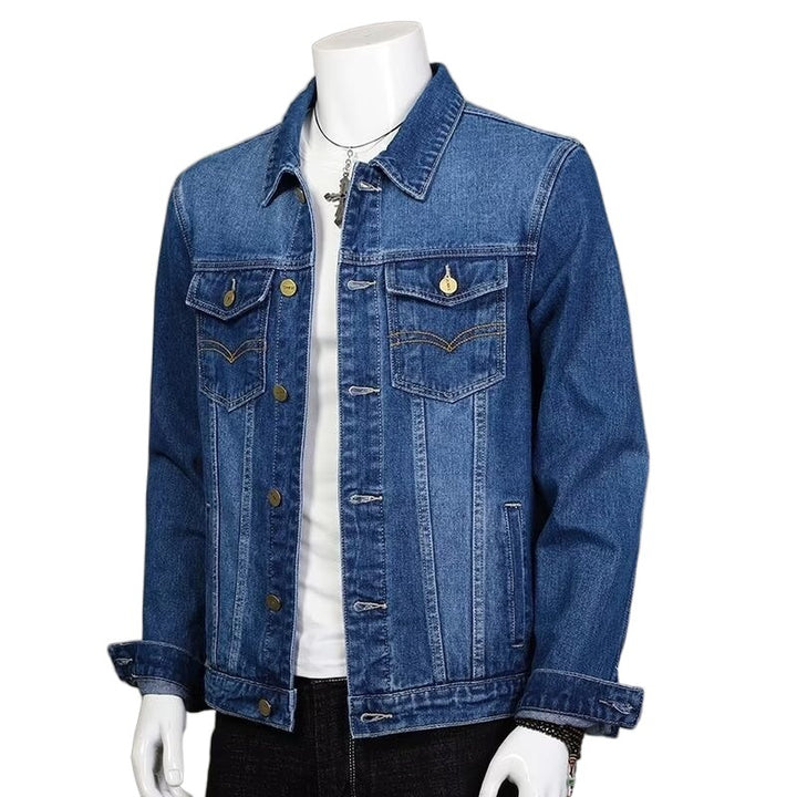 Men's Classic Denim Jacket with Modern Details Mune Fashion