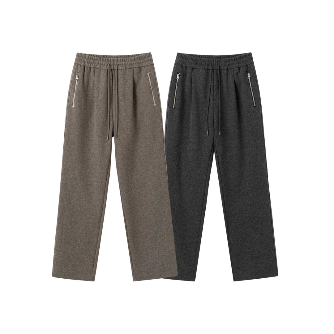Unisex locker cut jogging pants with elastic waistband and zip pockets Mune Fashion