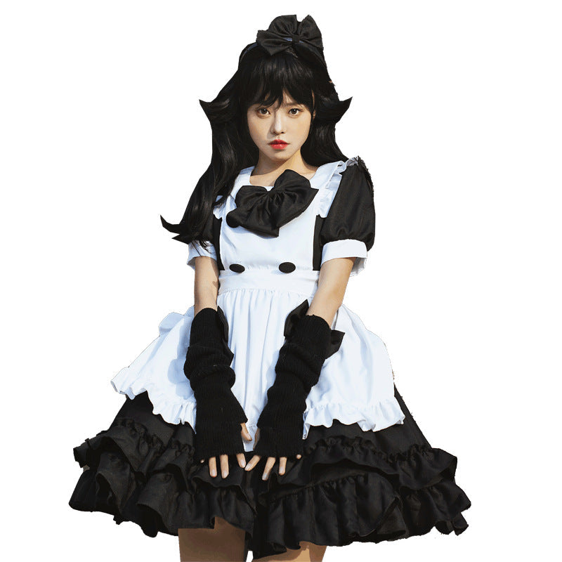 Ladies playful costume dress with ruffle details Mune Fashion