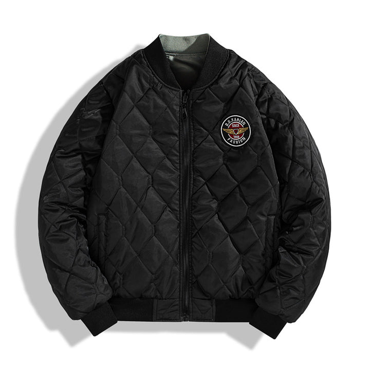 Men's fashionable bomber jacket with high collar Mune Fashion