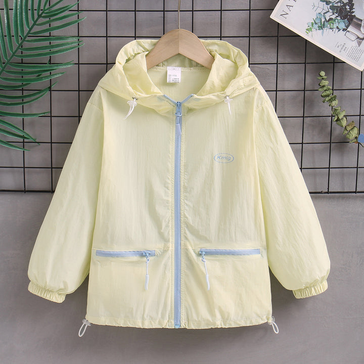 Women's nan ultra-light hooded windbreaker with zippered pockets Mune Fashion