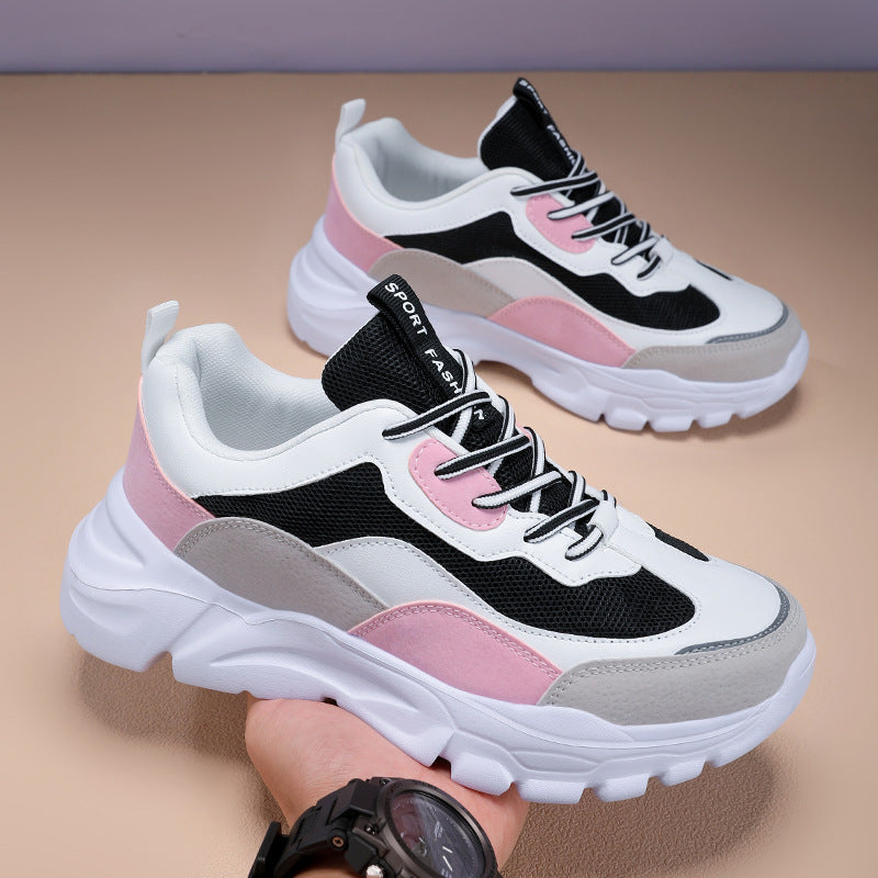 Women's nan klobiger platform sports shoe with breathable mesh fabric and padded insole Mune Fashion