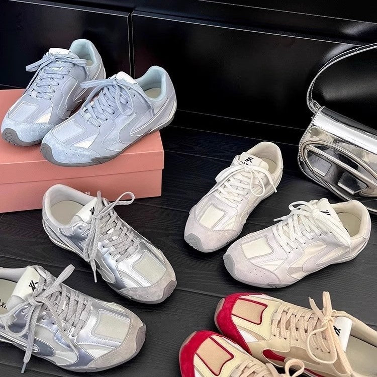 Women's Sporty Sneakers with Breathable Upper Material and Padded Insole Mune Fashion