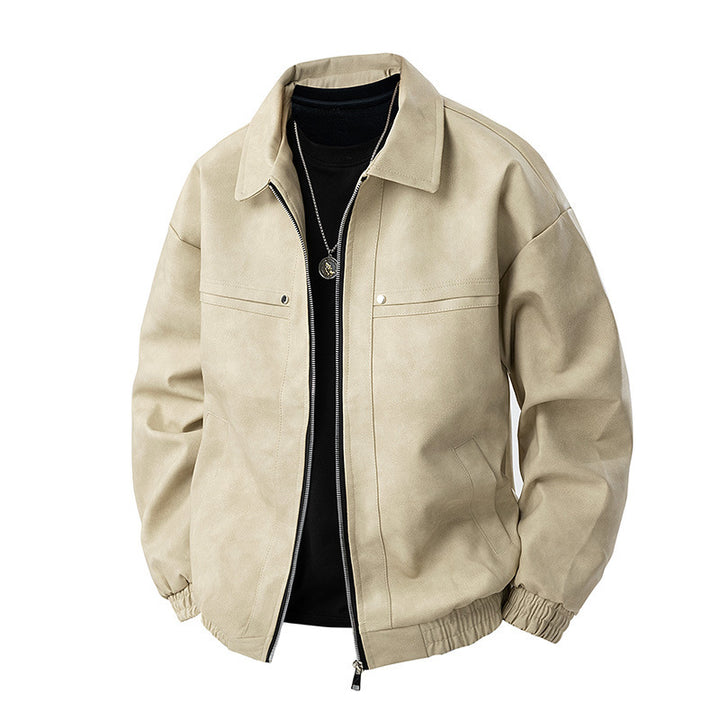 Men's Casual Suede Jacket Mune Fashion