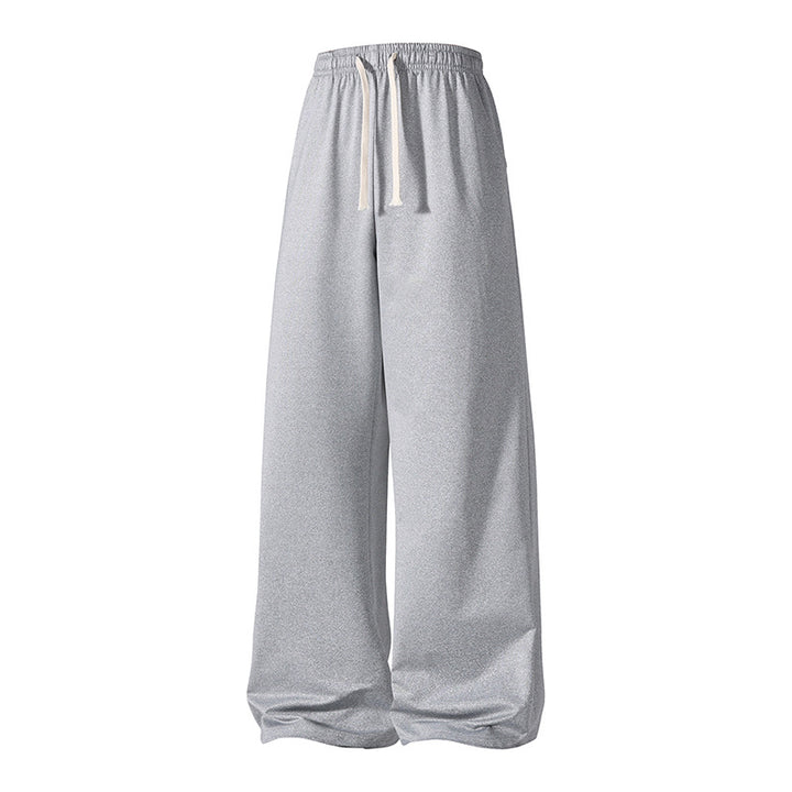 Women's ultra-wide Palazzo sweatpants with elastic comfort waistband and drawstring Mune Fashion