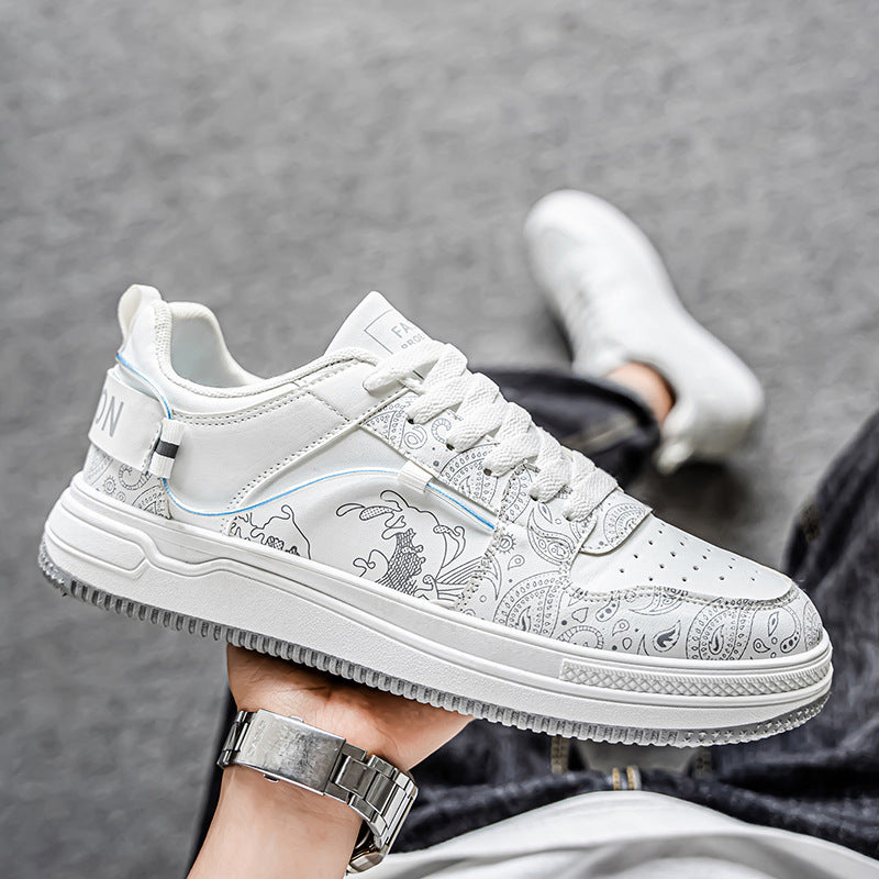 Women’s Fashion Sneakers with Unique Graphic Surface Texture Mune Fashion