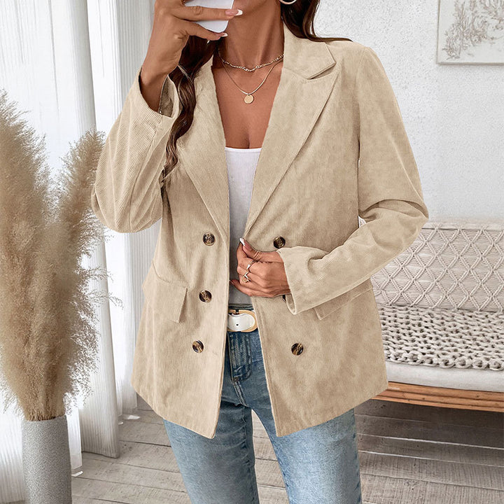 Women's Fashion Casual Cord Blazer