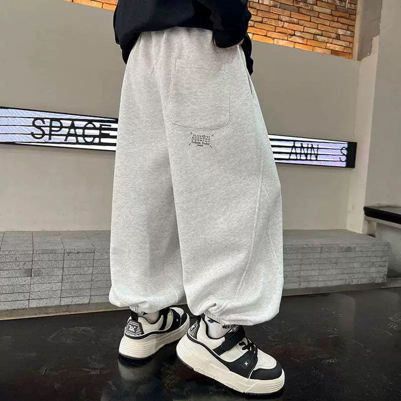 Unisex wide jogging pants with elastic waistband Mune Fashion