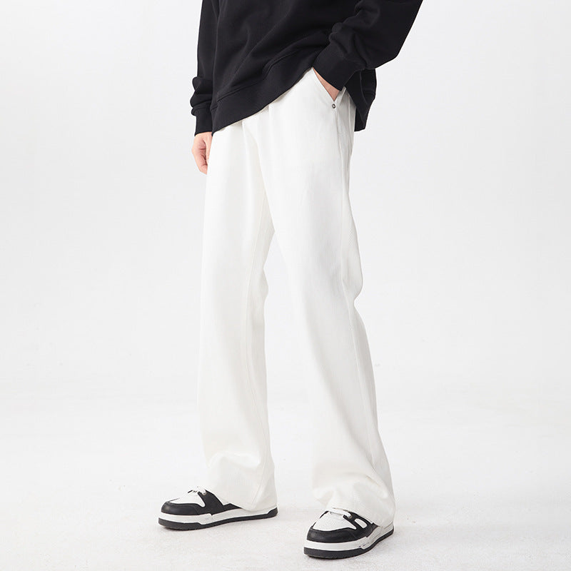 Men's Extra Wide Cotton Blend Lounge Pants with Drop Crotch and Side Pockets Mune Fashion
