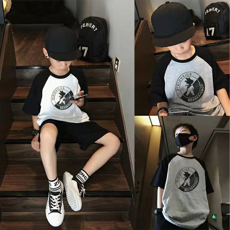 Boys casual T-shirt with creative print Mune Fashion