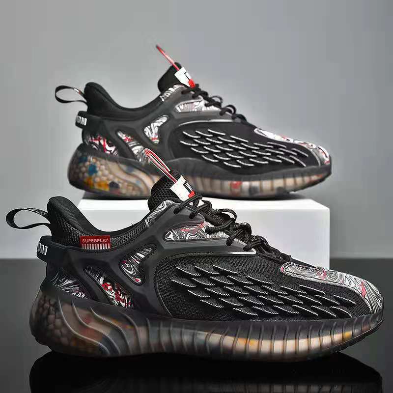 Unisex nan avant-garde hybrid sneakers with structured braid application and supportive heel bridge Mune Fashion