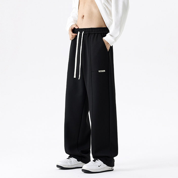 Women's lounge pants with wide leg, elastic waistband & side pockets Mune Fashion