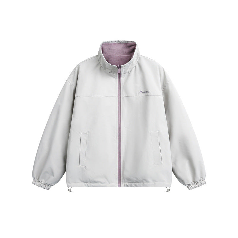 Unisex Lightweight Softshell Jacket with warming fleece inner lining, stand-up collar and drawstring Mune Fashion