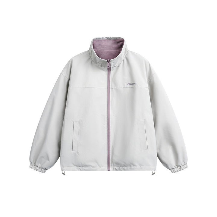 Unisex Lightweight Softshell Jacket with warming fleece inner lining, stand-up collar and drawstring Mune Fashion