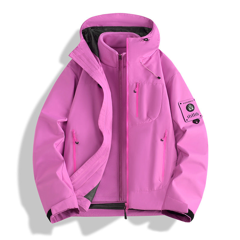 Men's functional softshell jacket with removable fleece lining Mune Fashion
