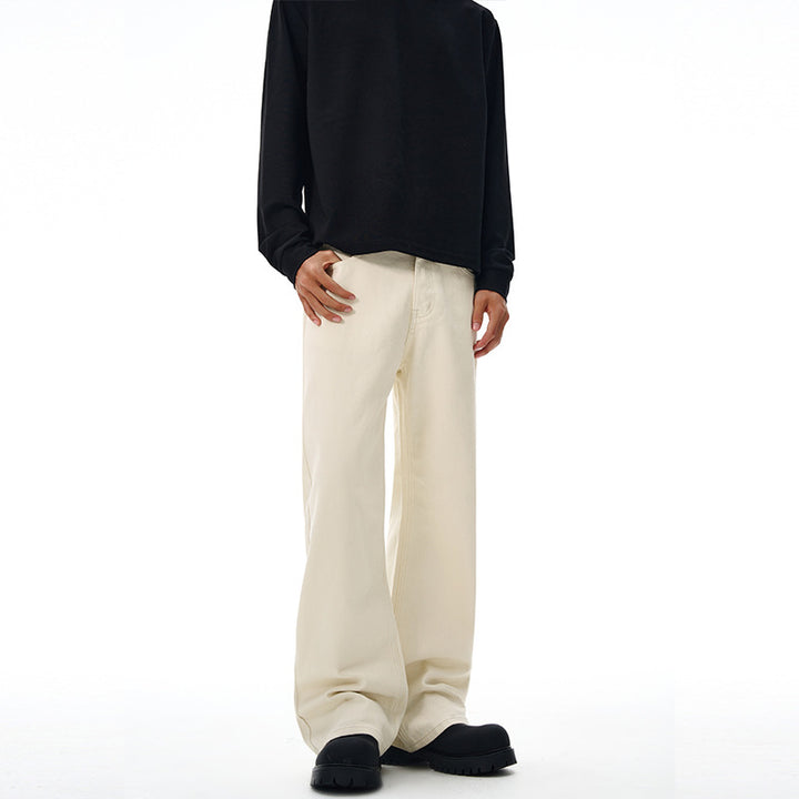 Men's Oversized Cotton Palazzo Pants with Straight Ultra Wide Leg Mune Fashion