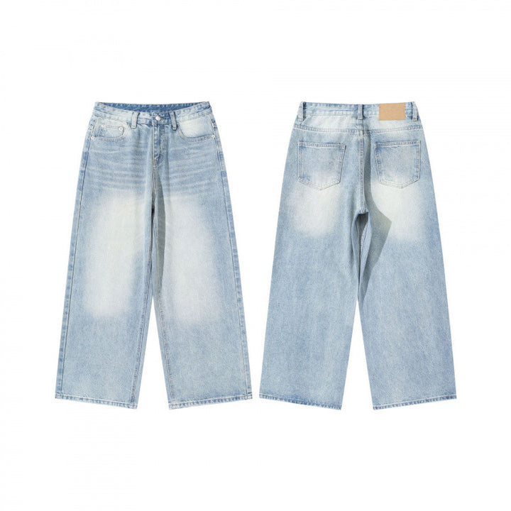 Women High Waist Wide Cut Straight Jeans made from Vintage Denim Mune Fashion